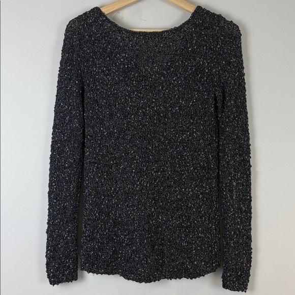 Club Monaco Black and White Boucle Knit Sweater Size Small - Picture 3 of 7
